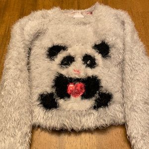 Very Cute. Lil Pixes. Girls Sweater. Panda Bear